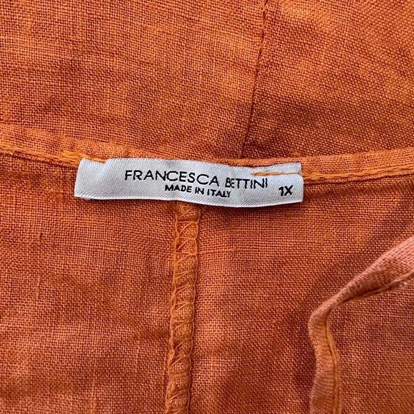 Orange Button-Down Camisole - Picture 3 of 10